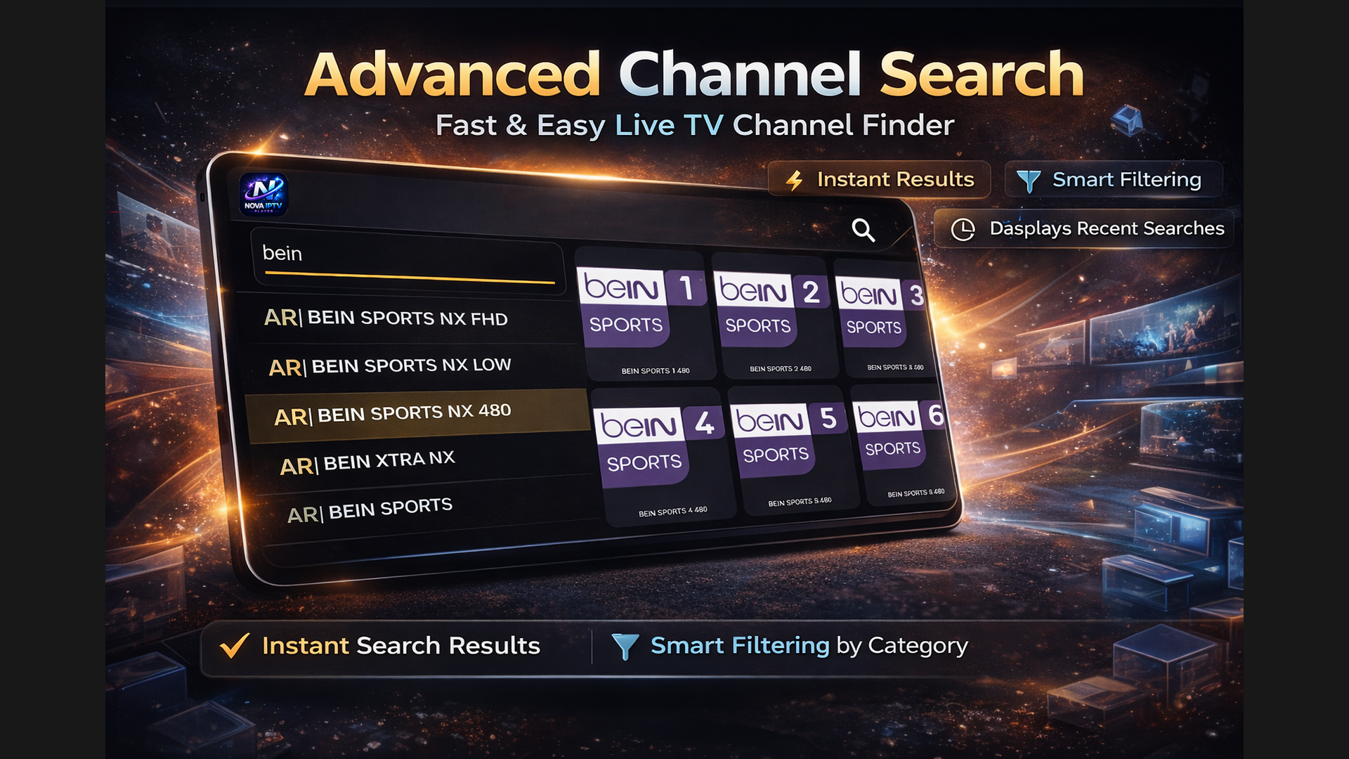 Nova IPTV Player | Aplicación Flutter con panel de administración PHP 5