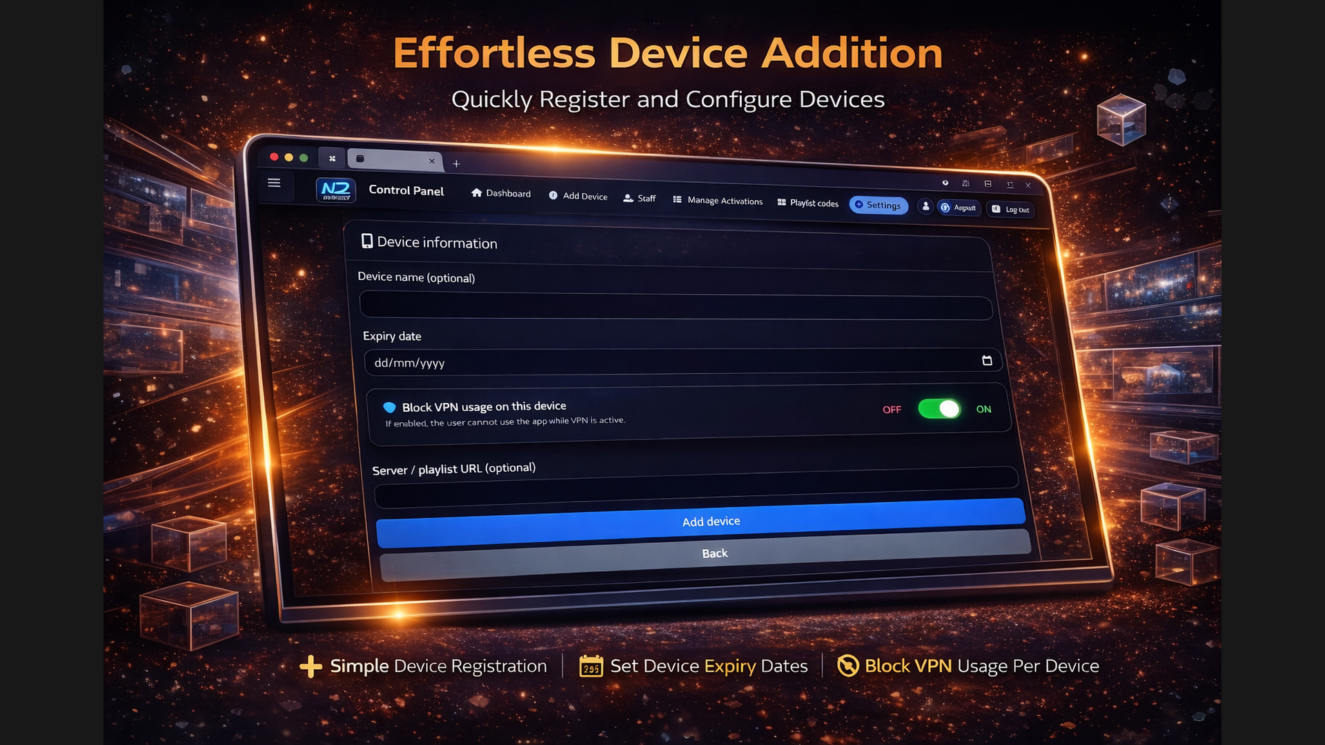 Nova IPTV Player | Aplicación Flutter con panel de administración PHP 4